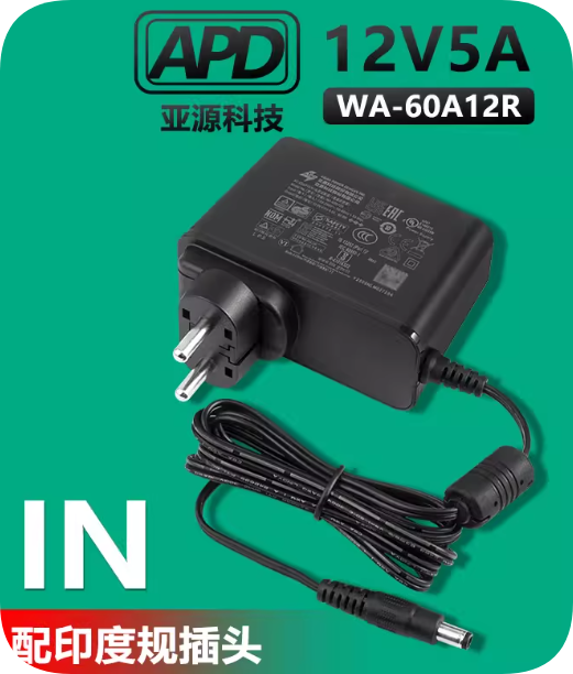 *Brand NEW*High Quality APD 12V 5A Power Adapter WA-60A12R IN Version Power Supply